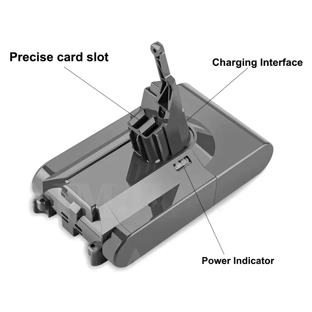 100% NEW for Dyson V8 21.6V 6800mAh Replacement Battery for Dyson V8 Absolute Cord-Free Vacuum Handheld Vacuum Cleaner Battery