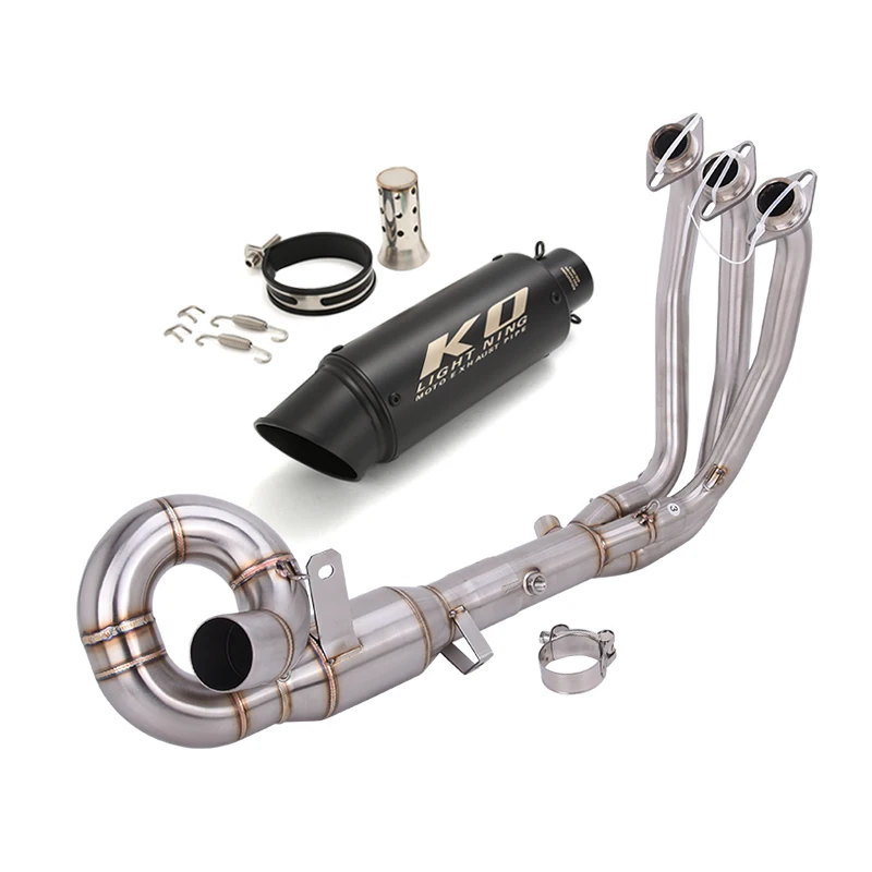 51MM Systeem Voor CF-Moto 675SS 675SR 24-2026 675NK 25-26 Motorfiets Uitlaatdemper Front Header Pijp Roestvrij staal Slip Op EU