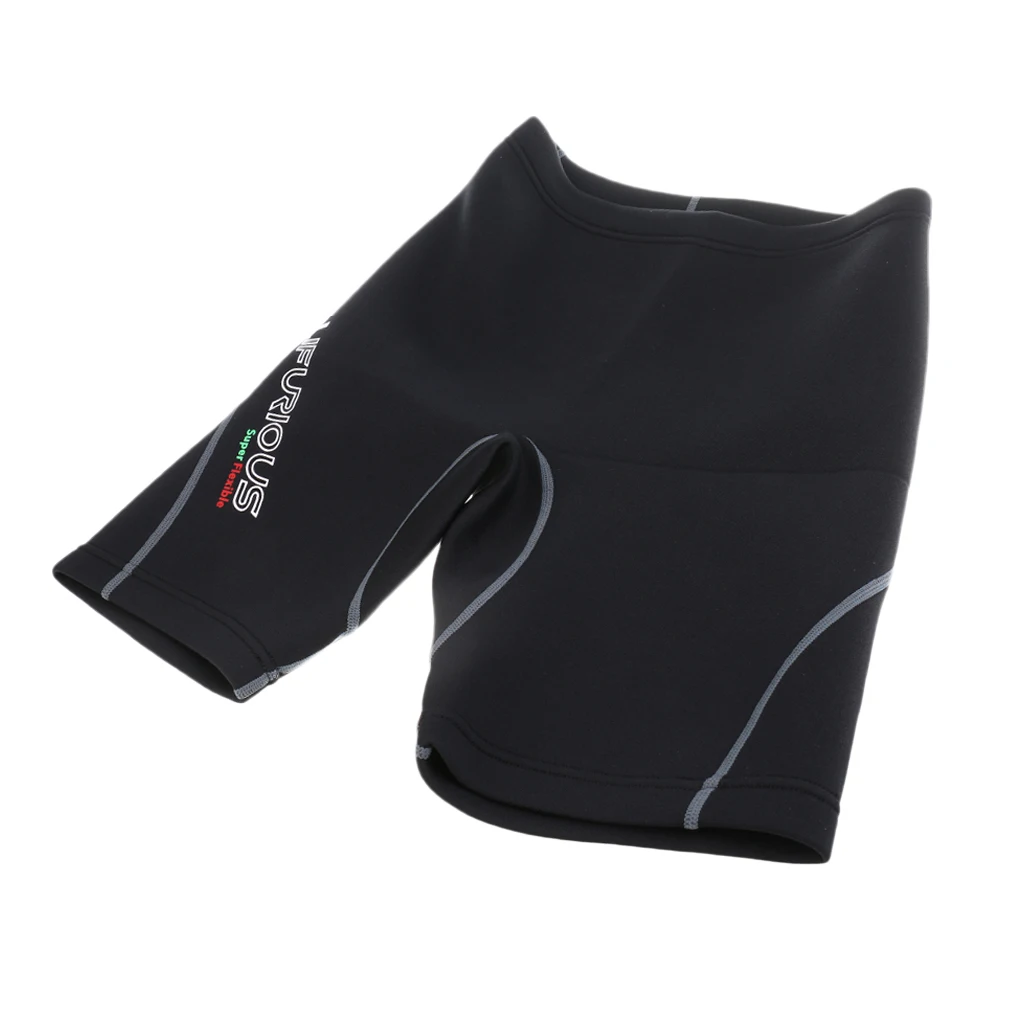 2mm Neoprene Men\'s Wetsuits Shorts Thick Warm Elastic Trunks Diving Swimming Swimwear Black Pants Super Stretch Winter S M L XL