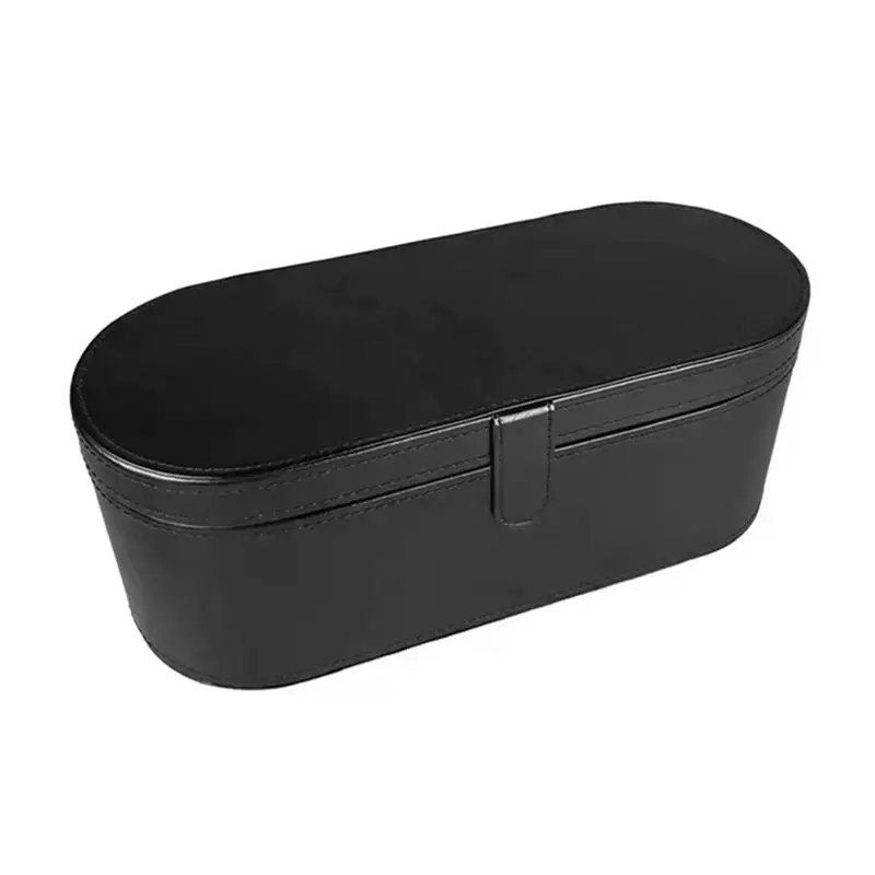 A05G-Portable Travel Hair Dryer Case Storage Bag PU Leather Protection Dustproof Organizer Box For Dyson Hair Dryer