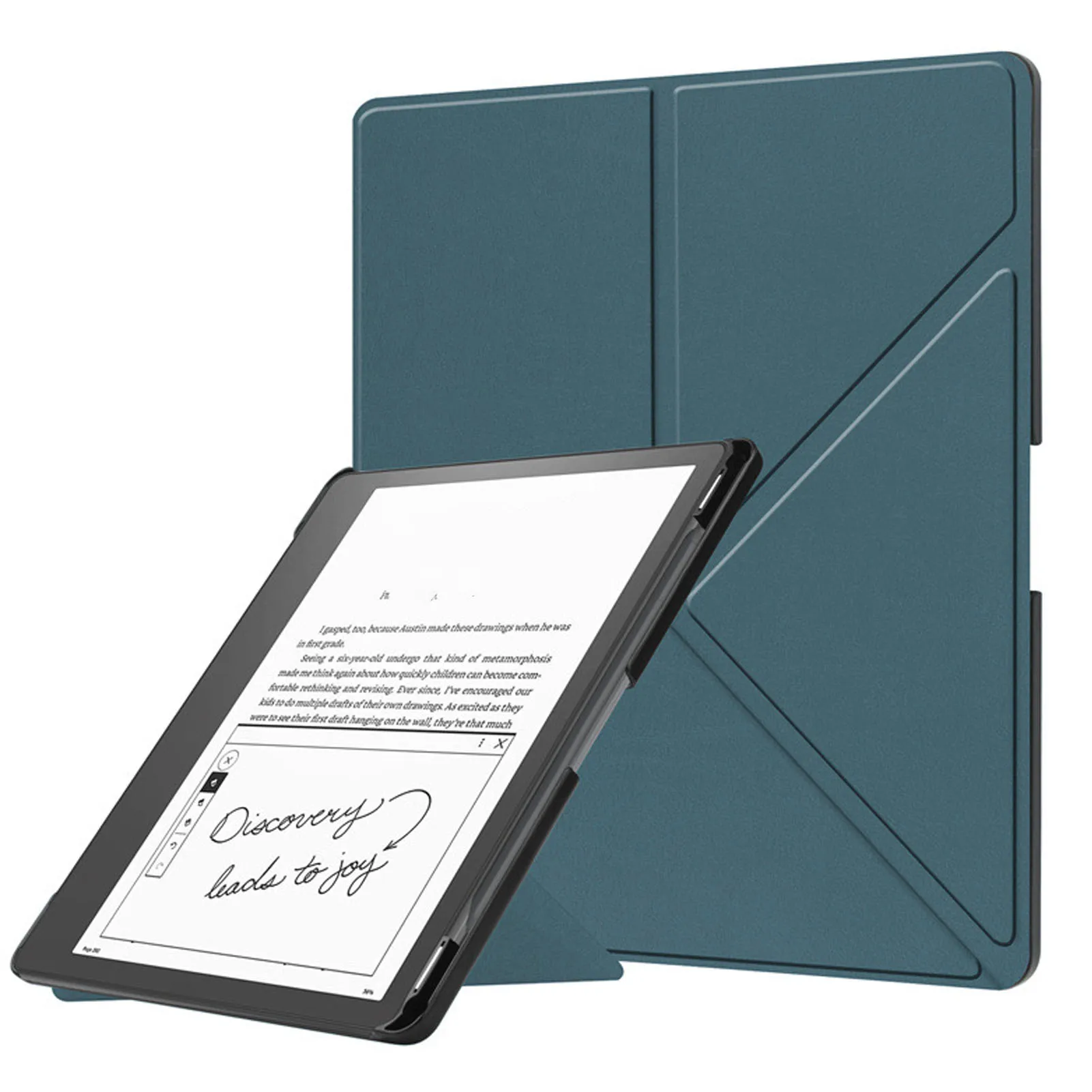 

Case Fit for Kindle Scribe 2022 2024 Foldable 10.2 Inch E Book Reader Stand Cover with Auto Sleep Wake and Pen Slot