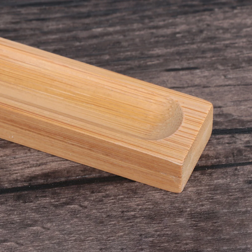 

5Pcs Exquisite Bamboo Incense Burner Ash Catcher Traditional Crafts Office Bedroom Garden Religious Temple Accessories