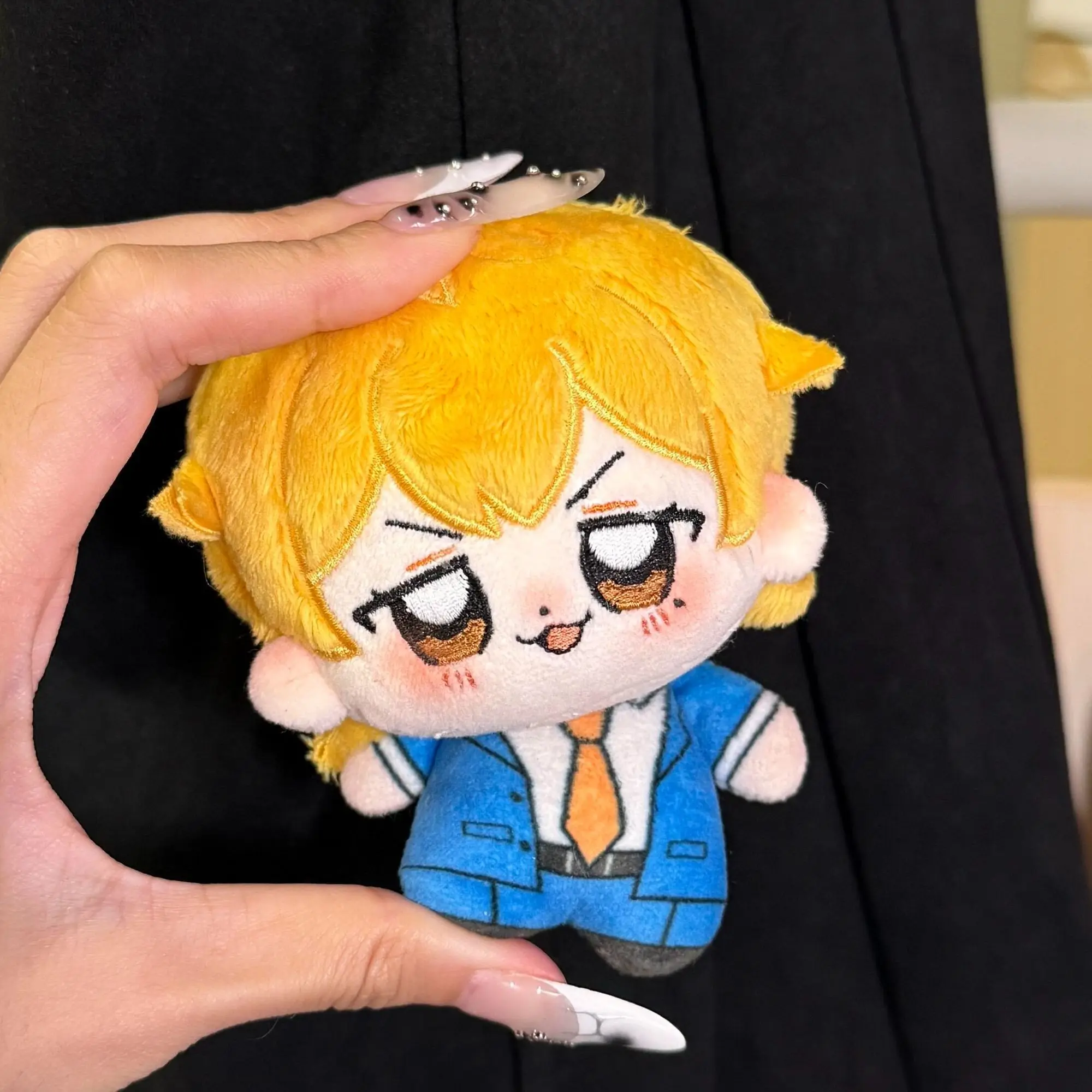 

Stuffed 10cm Game Anime Forgotten Battery Character Traits of Kaname Kei Body Plush Doll Toy Soft Dress Up Cotton Kid Gift