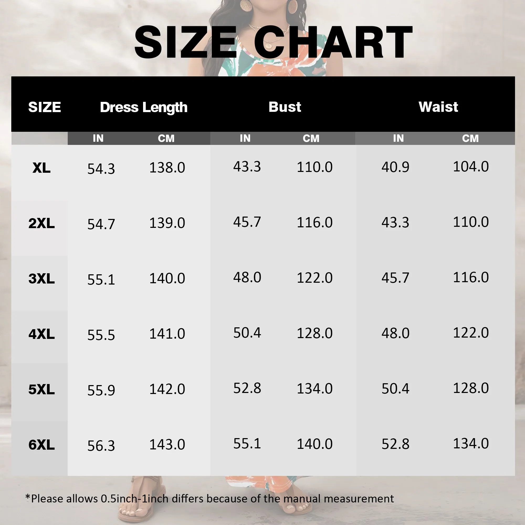 Рисунок 5 - Плюс размер платье макси с тропическим