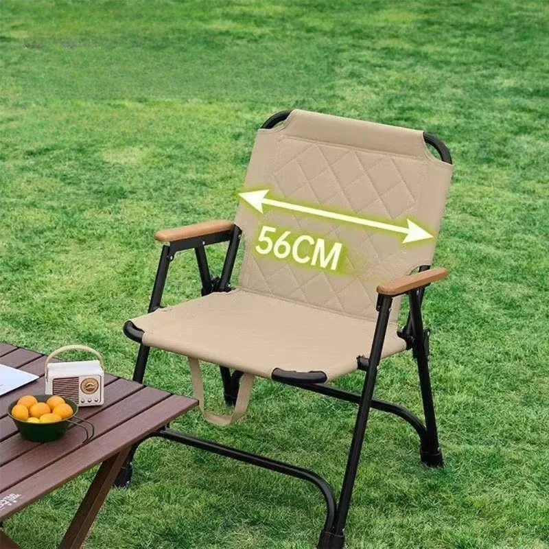 High-end Folding Chair Outdoor Picnic Chair Portable Beach Chairs Camping Silla Plegable Beach Accessories كراسي بحر2026