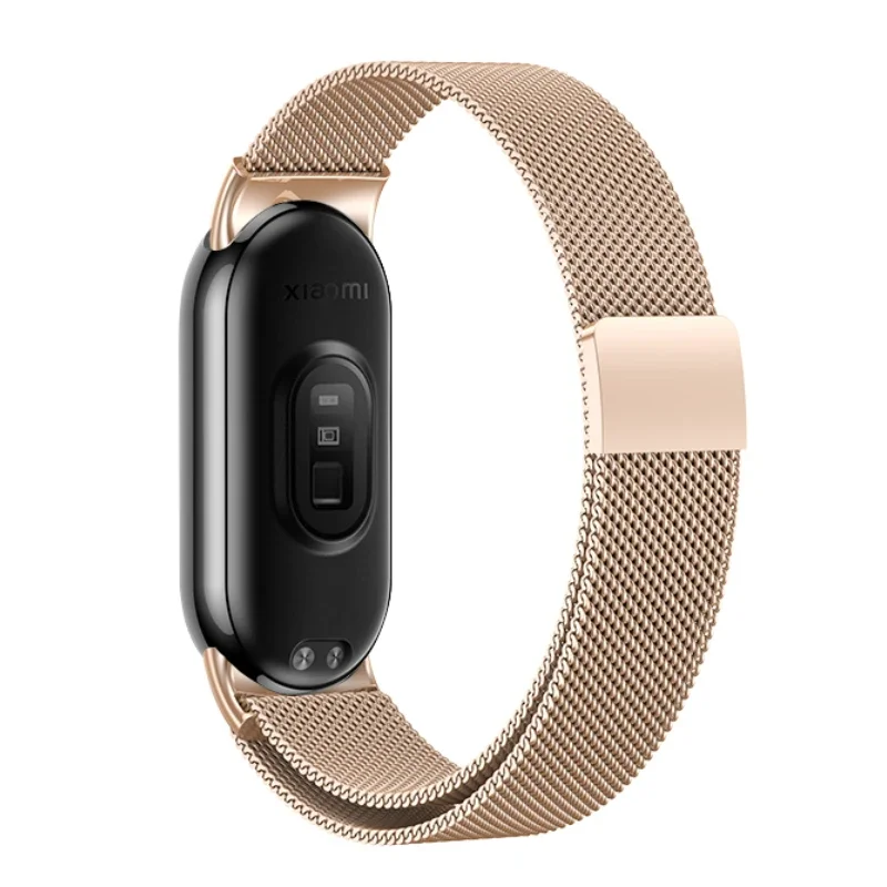 Milanese Loop Strap for Xiaomi Mi Band 9 Correa Miband 8 NFC Bracelet Metal Magnetic Belt for Mi Band 8 Wristband Accessories