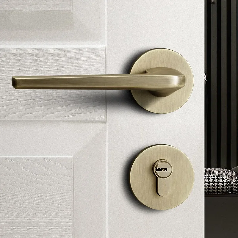 

Door Lock with Core/lock, Indoor Door Handle, Bedroom Bathroom Door Lock, General Accessories Lock