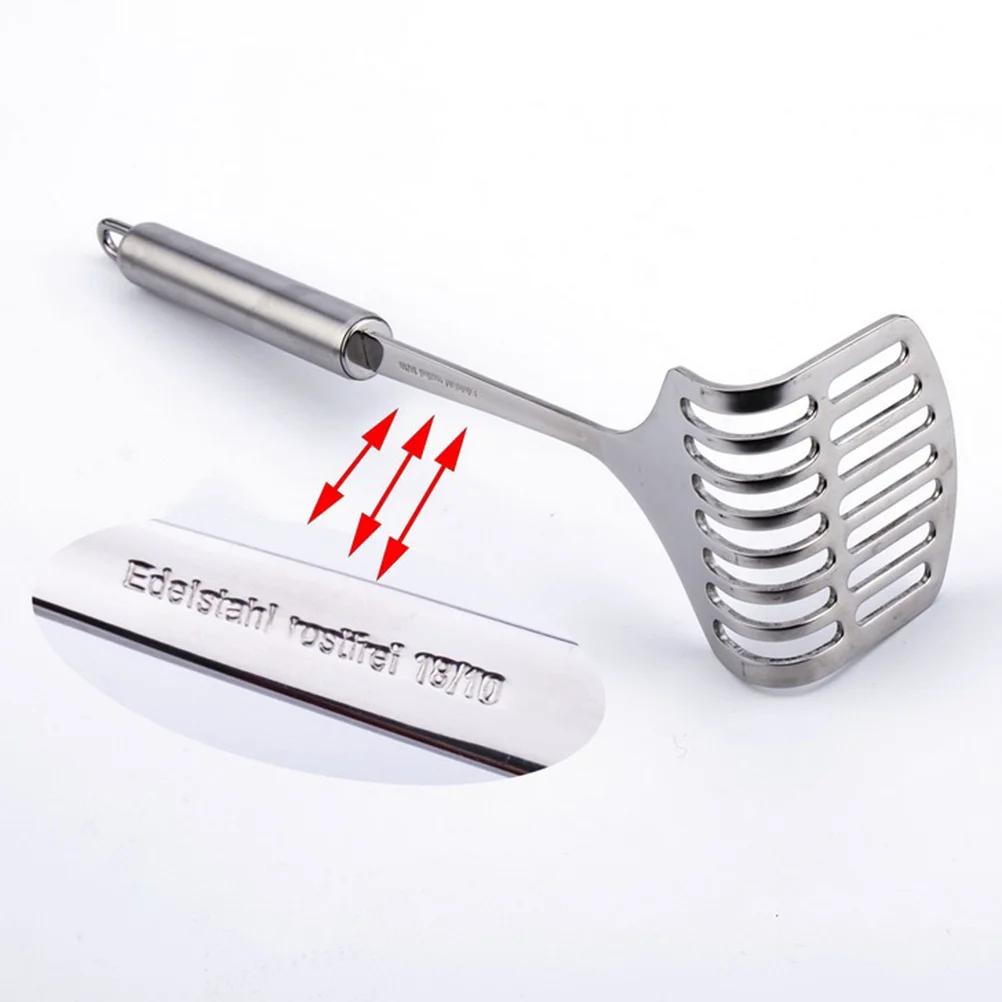 

1Pcs Thick Stainless Steel Potato Ricer Handheld Manual Presser Masher for Home Kitchen Cooking Convenient Hanging Hole Design