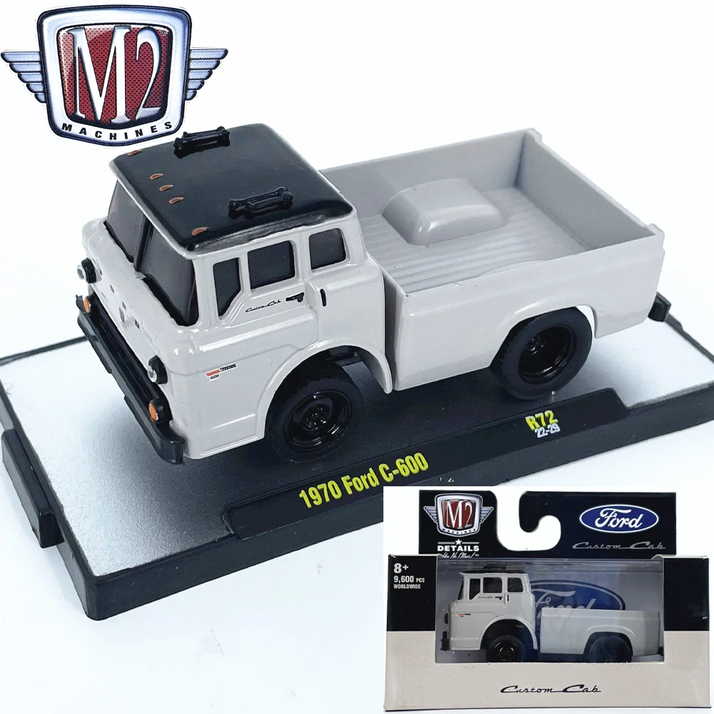 

M2 Model 2024 1:64 1970Ford C-600 pickup alloy car model Collection decoration