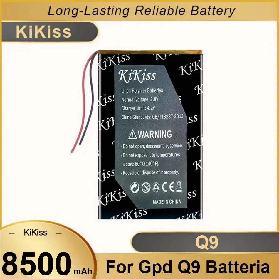 

8500Mah Portable Gaming Device Battery Safe For Gpd Q9 Batteria