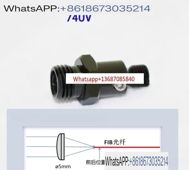 Fiber Collimator Quartz Fiber Focusing Lens SMA905 Lens Collimator Coupling Lens 74-UV