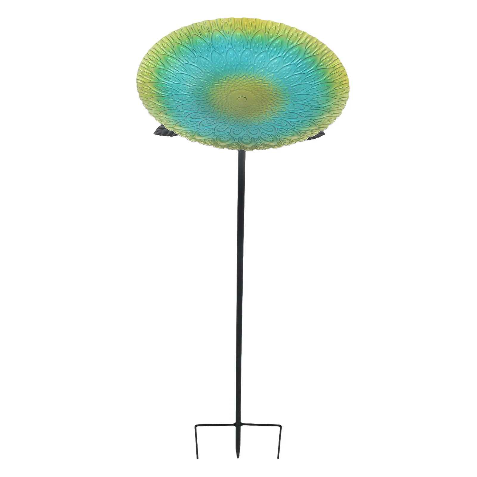 

Metal Bird Bath Bowl Stake Outdoor Garden Balcony Bird Feeder Dish Small Birds Parakeets Balcony Decorations Birdbath Statue