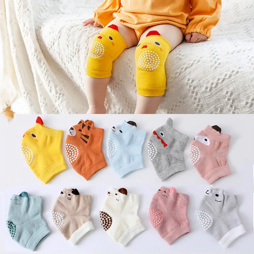 

0-3 Years Safety Unisex Kid Infants Accessories Baby Knee Pad Baby Anti-Slip Kneecap Toddlers Leg Warmer Crawling Elbow Cushion