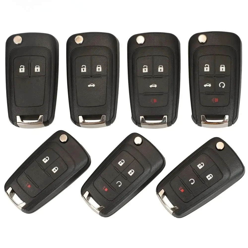Flip Remote Car Key Shell For Chevrolet Cruze Epica Lova Camaro Impala Fit Astra J Corsa E Insignia Zafira C 2 3 4 5BT