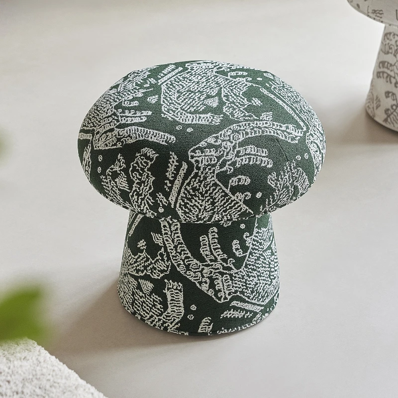 

Nordic simple mushroom small apartment home designer low stool small round living room shoe changing stool