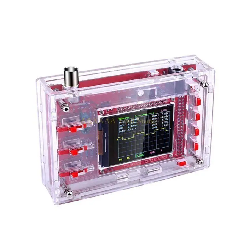 A2BE Upgraded Oscilloscope 2.4 Inch TFT Handheld Pocket-Size Digital Oscilloscope