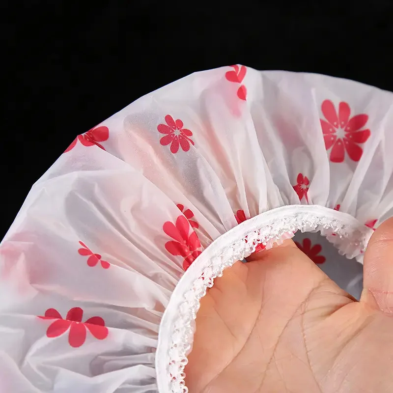 Luxurious Shower Cap - Premium Waterproof Design with Ultra-Thick Durability - Ideal for Womens Hair Care, Salon-Quality Spa Exp