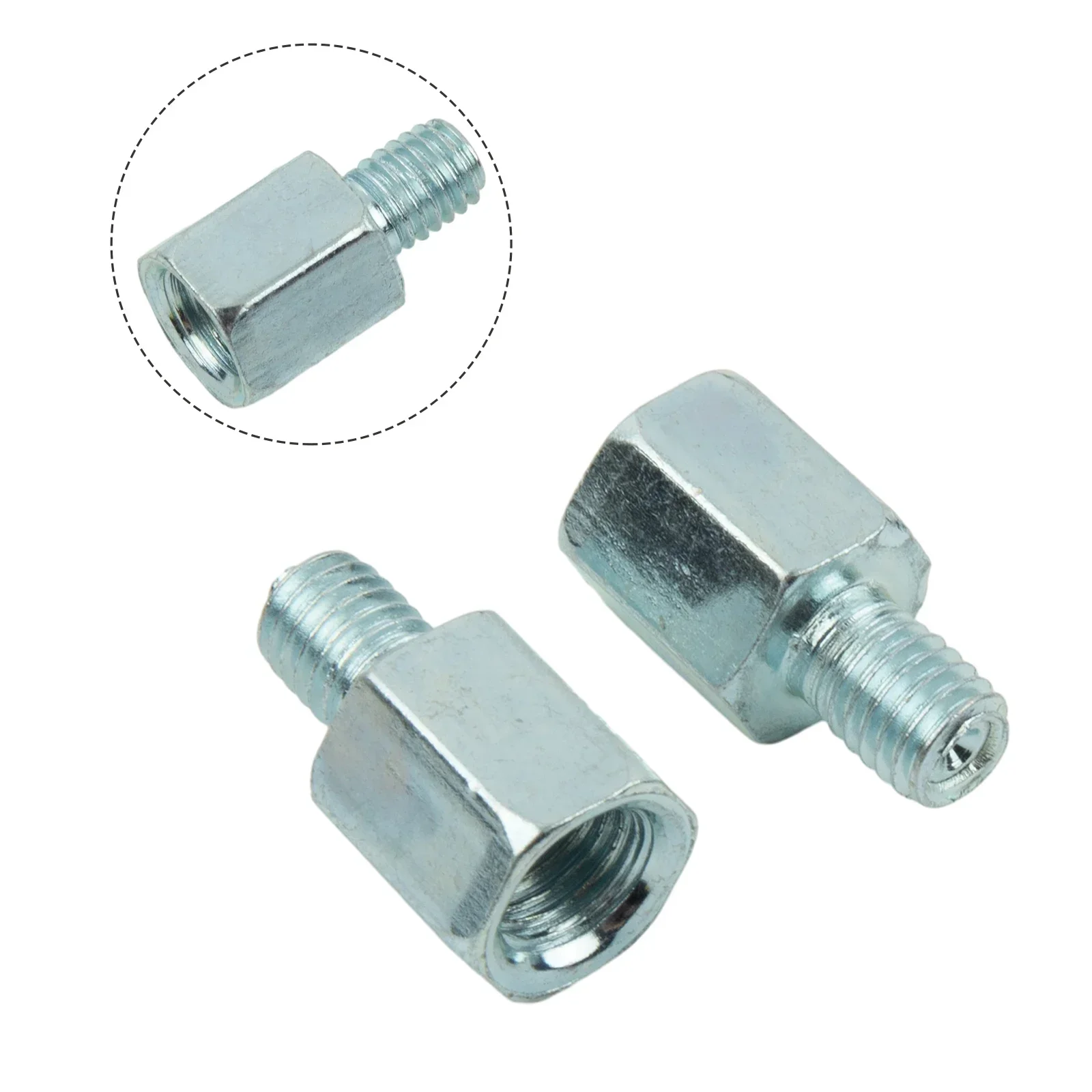 2pcs 10mm To 8mm Mirror Adapter Accessories Clockwise Female To Male Motorcycle Scooter Threaded Motorcycle Equipments Parts