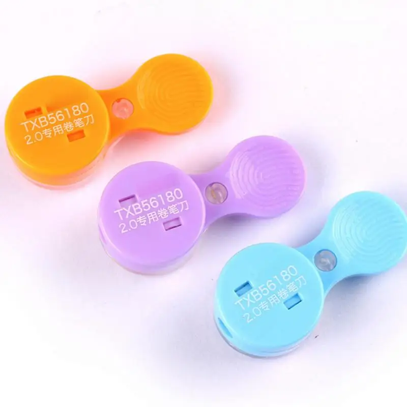 Mini 2mm Leads Sharpener Portable Sharpener With Magnifying Glass Sharpening Tool Pointer Pencil Sharpener Color Random image 4