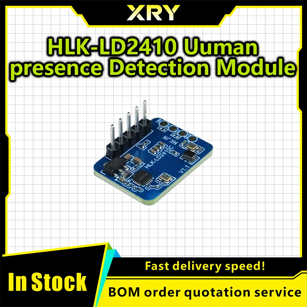 HLK-LD2410C 24G mmWave FMCW Radarowy Czujnik Obecności Człowieka z Falami Milimetrowymi 5M, Moduł Wykrywania Ruchu, Wysoka Czułość, Kabel — zdjęcie produktu 5