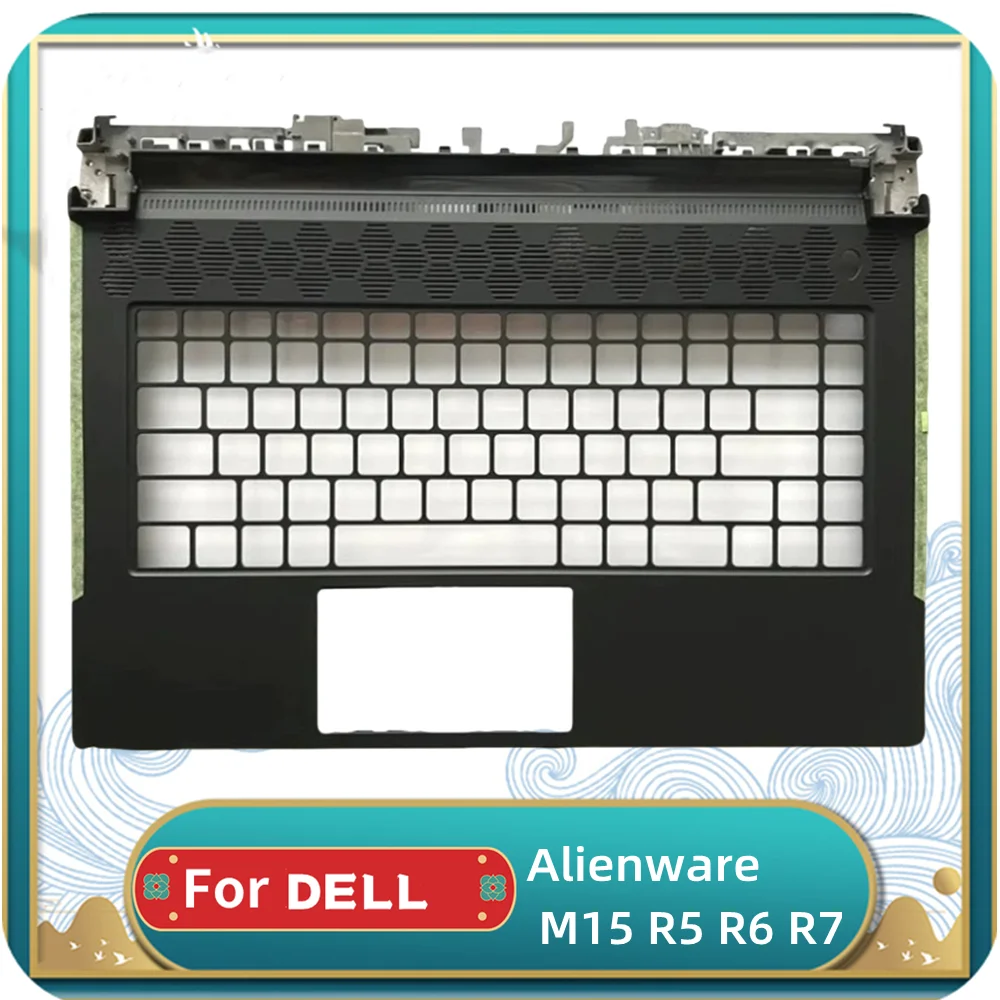 

Laptops Frame Case For Dell Alienware M15 R5 R6 R7 Palmrest Laptop LCD Back Cover Front Frame Hinges Cover Palmrest Bottom Case