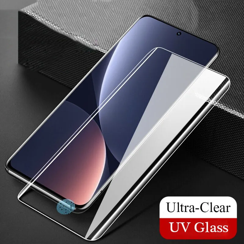 

Защитное стекло 3D для Xiaomi Mi 12 Pro, полное клеевое покрытие, закаленное стекло 12X для Mi12 Pro, Mi12X, синяя матовая УФ-пленка