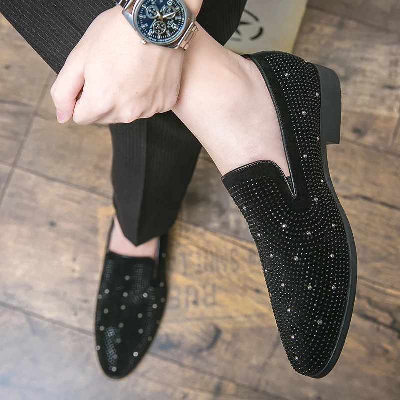 Men's Black Rhinestone Shoes: The Ultimate Guide to Style, Comfort, and  Occasion Suitability