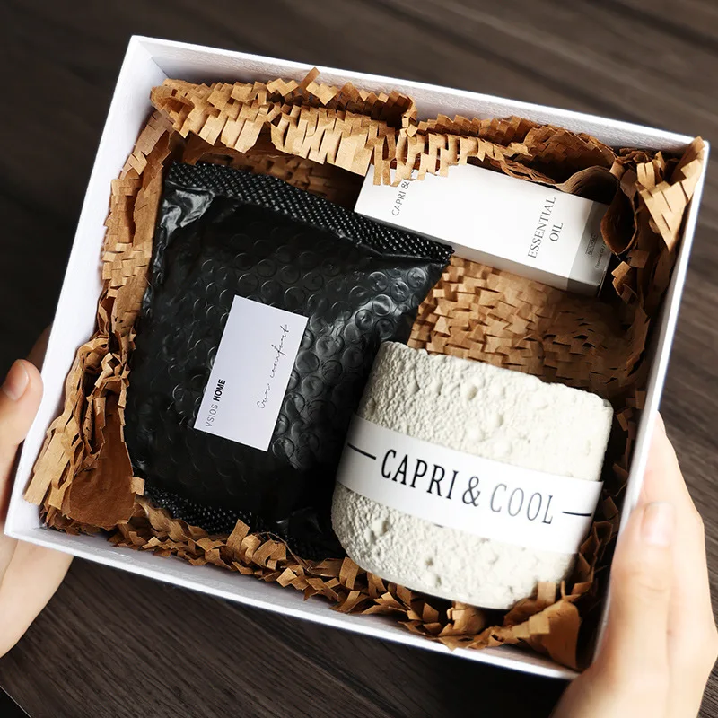 

Matarile Natural Crystal Fragrance Stone Ornament with No Fire Aromatherapy Essential Oil Ambientador De Hogar Entryway Decor