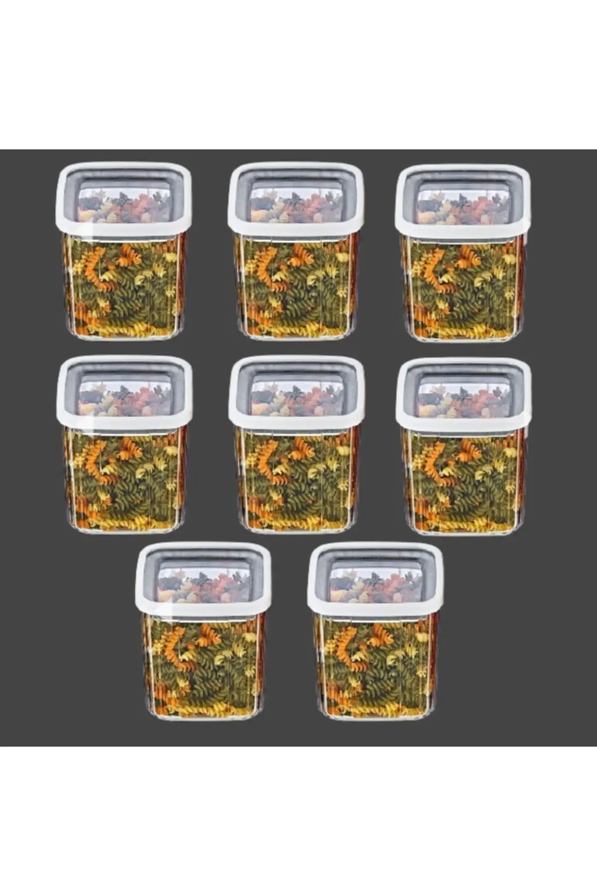 DOLBOVI 8x800 Ml Vipahmet square bracelet cover storage container