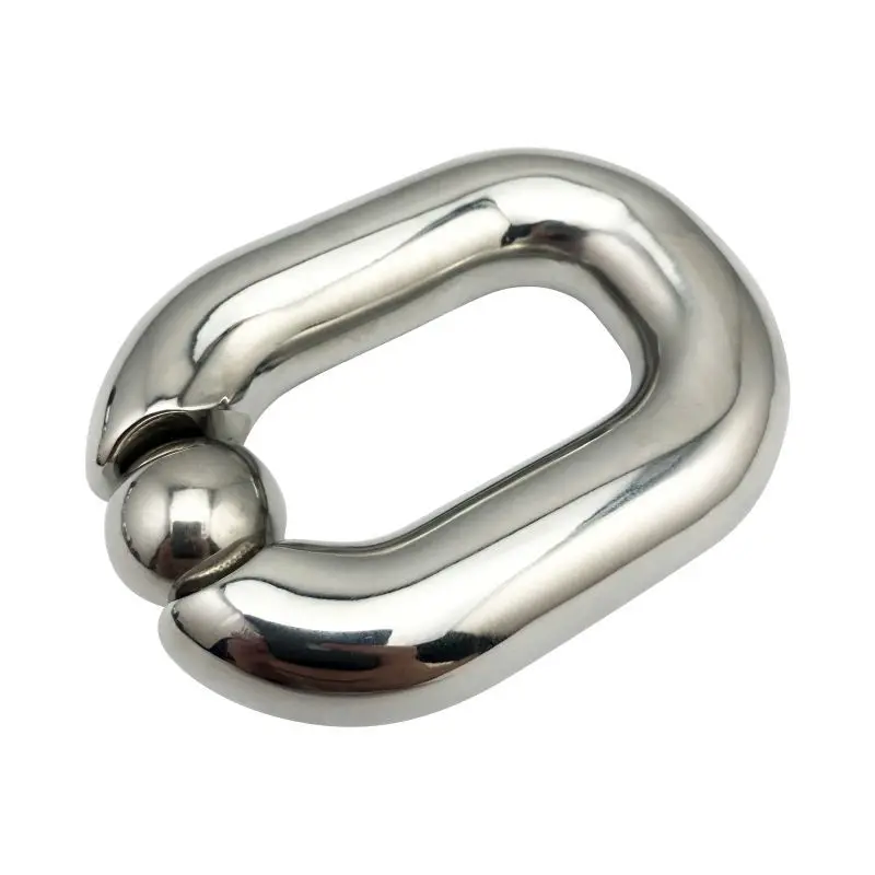 Scrotal Stretch Pendant Scrotum Pendant Ball Stretchers Testis Weight Penis Restraint Stainless Steel Cock Lock Ring Bondage