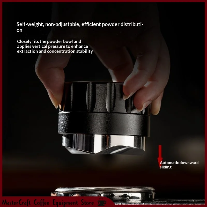 Self Gravity Coffee Distributor No Adjustment Needed 51 53 58mm Universal Espresso Gravity Distribution Tamper Home Use In Stock