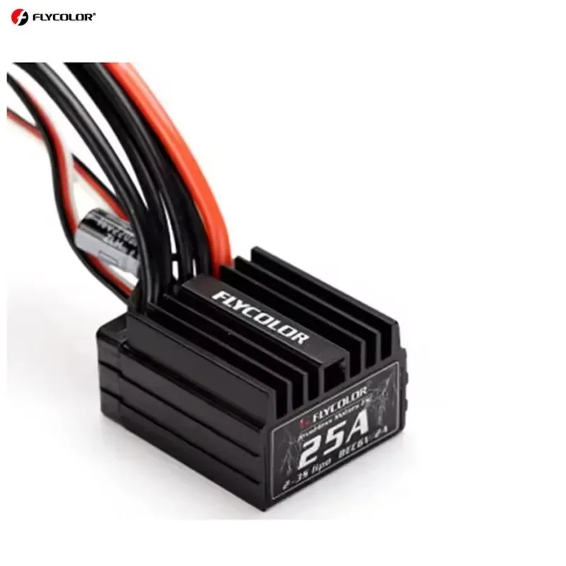 Flycolor Lightning 18A 25A 35A 45A Water-Proof Car ESC 2-3S For RC 1/10 1/16 1/18 Cars Brushless Electroinic Speed Controller