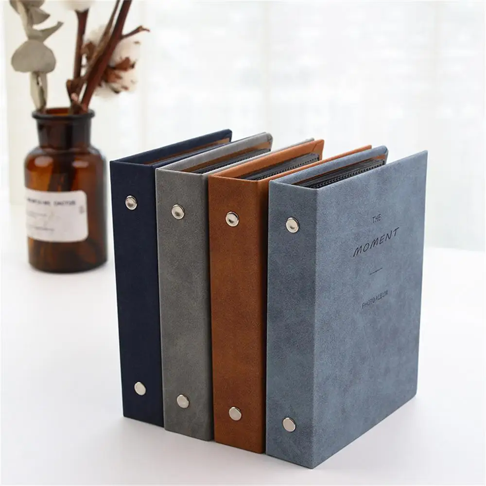 Velvety Album Versatile Picture Storage Case Convenient Single Photo Store Book Simple Photo Album Fall-proof Album Durable