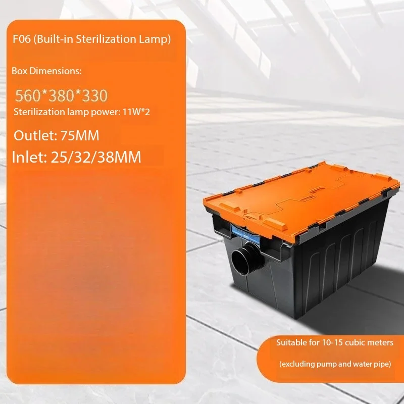 Heavy-Duty External Pond Filtration System – Pressurized Filter Box with Backflush Function for Easy Maintenance