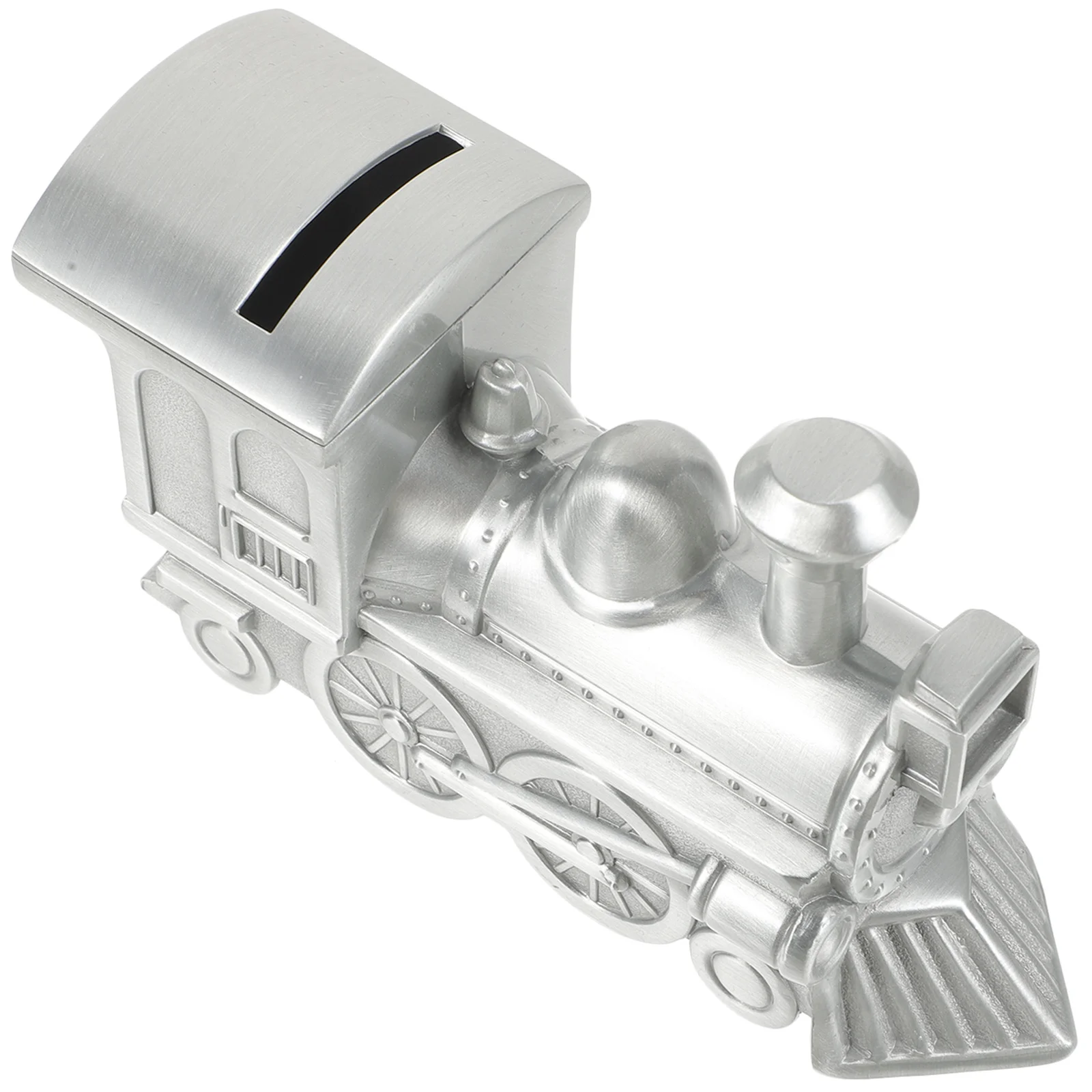 

Steam Train Shaped Metal Piggy Bank Coin Box Saving Pot for Birthday Gift Desktop Decor Piggy Bank Money Box