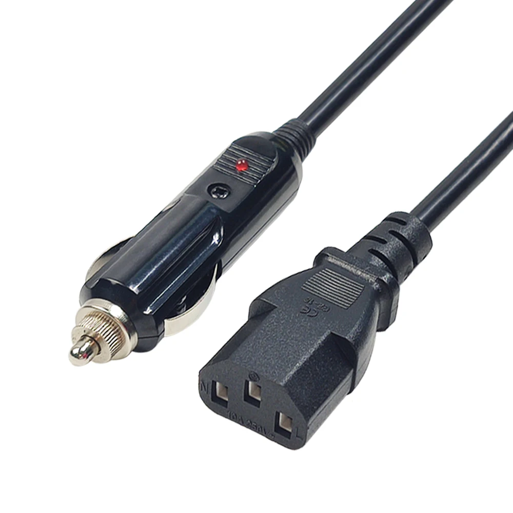 Universal Power Cable 3 Pin Plug with Cigarete Ligthe Male Plug for Car Instant Pot Electric Pressure Cookers Rice Cookers