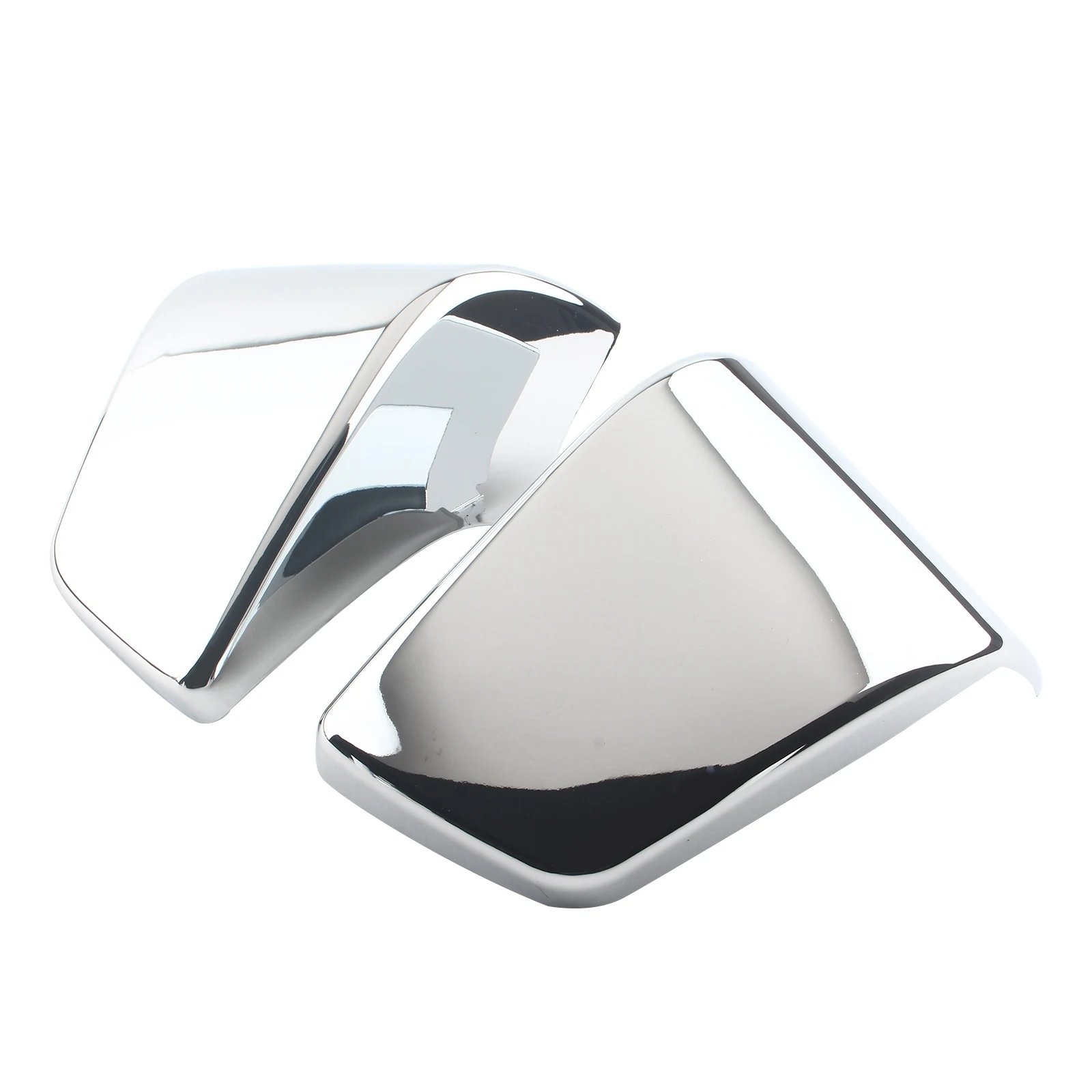 For Honda Shadow ACE VT400 VT750 1997-2003  Motorcycle Left Right ABS Battery Side Fairing Cover Guard Chrome/ Black
