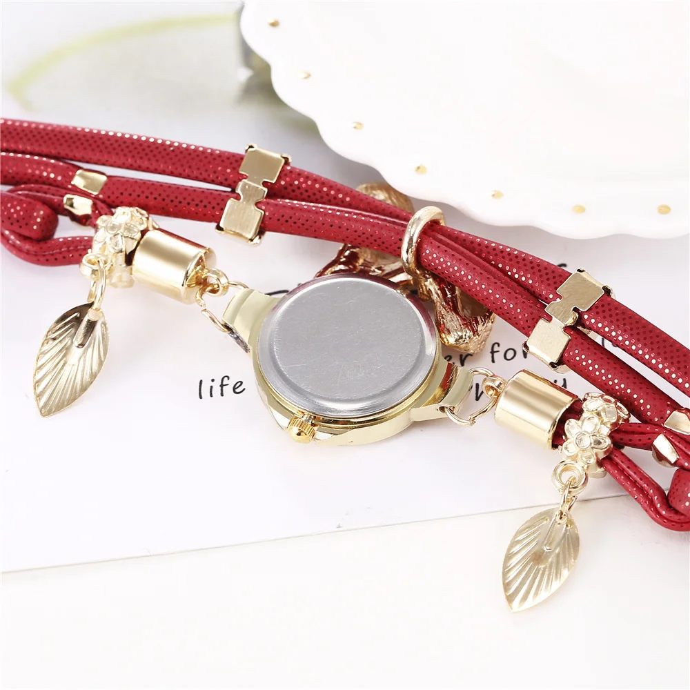 Simples Mulheres Relógios Redondos Senhoras Marca de Luxo Pulseira Relógio Bow Quartz Watch Straps Wristwatche Feminino Relógio Coreano