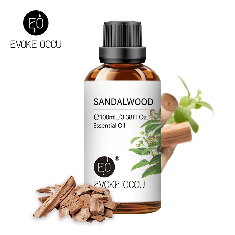 

EVOKE New 100ml Sandalwood Fragrance Essential Oil - Used For Indoor Diffusers, Wardrobe Fragrances, Car Fragrances, Gifts