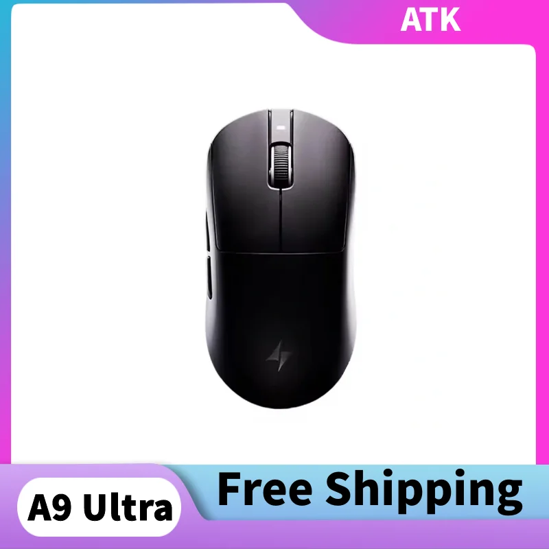 

ATK A9 Ultra Dual 8K Беспроводная мышь Проводная/Bluetooth Беспроводная/Звездная вспышка Трехрежимное соединение PAW3950 Проводная мышь 30 точек на дюйм