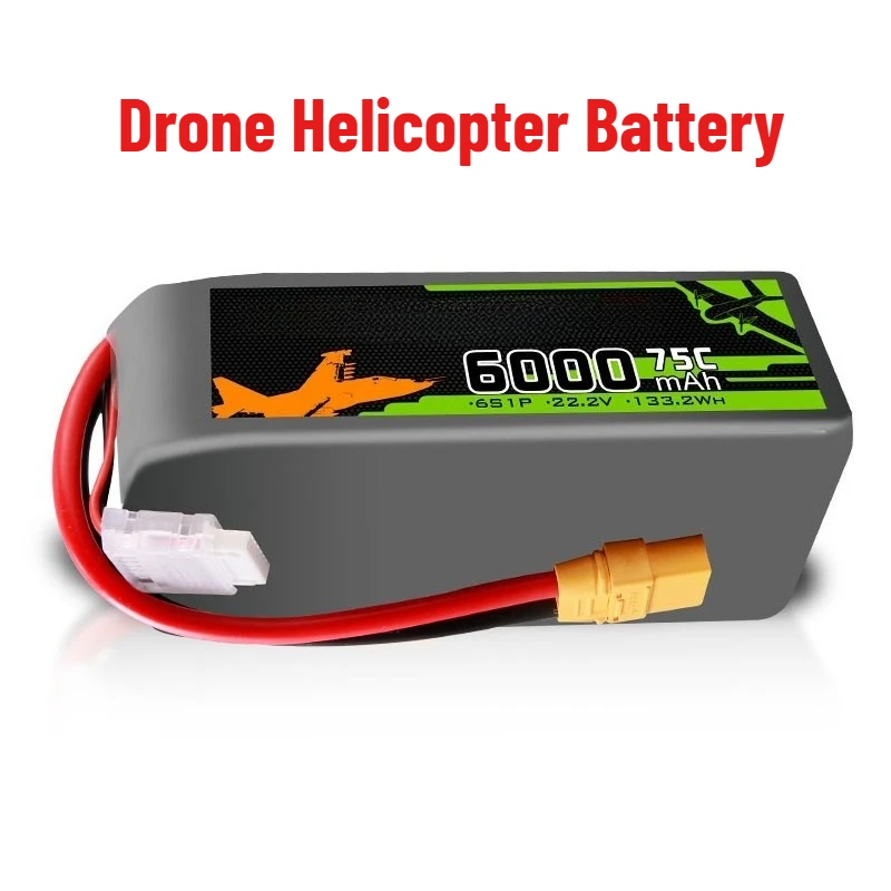

6000mAh 75C 6S 22.2V Long Endurance Battery for Drone Helicopter
