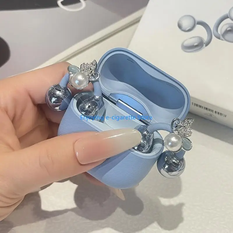 Packung mit 2 eleganten Schmetterlings-Ohrclips für Freeclip1/2-Ohrhörer mit Charm-Schnalle Y4QF – Detail 5