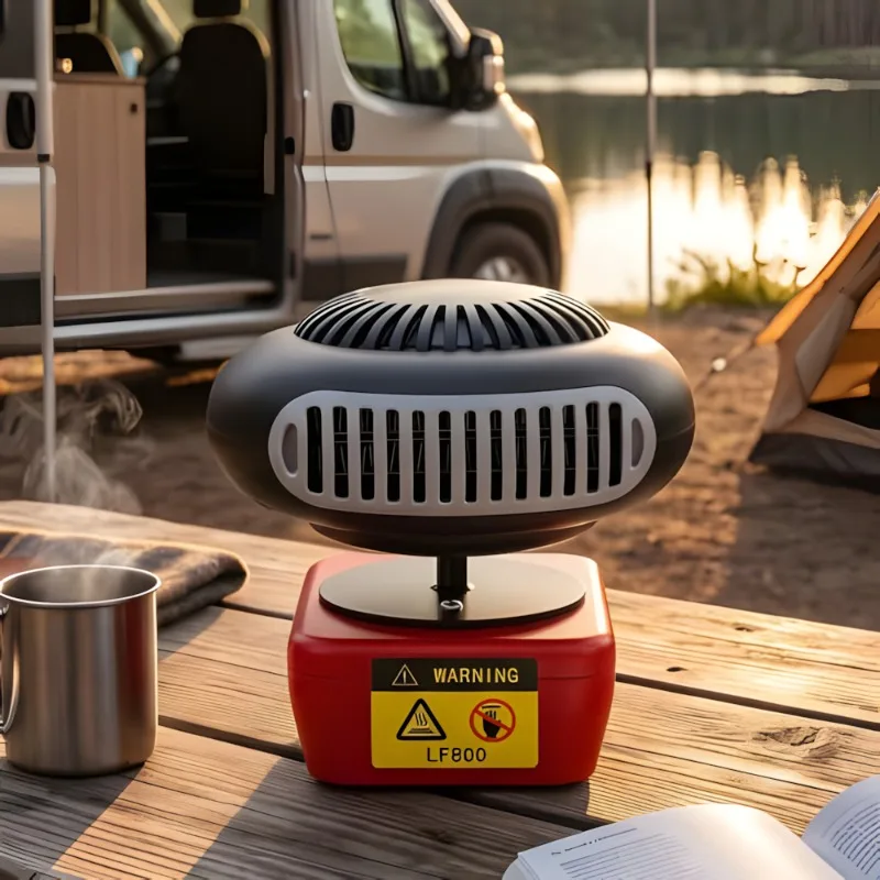 Portable Wireless Heater Dual Mode Hot and Cool Air Compatible with For Makita/Milwaukee/Bosch 18/20V Li-ion Battery for Camping