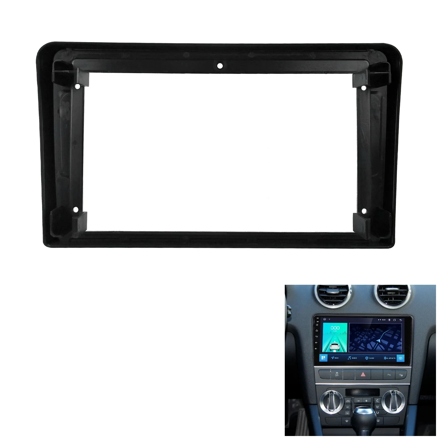 

2Din Car Radio Fascia for AUDI A3 2008-2012 DVD Stereo Frame Plate Adapter Mounting Dash Installation Bezel Trim Kit