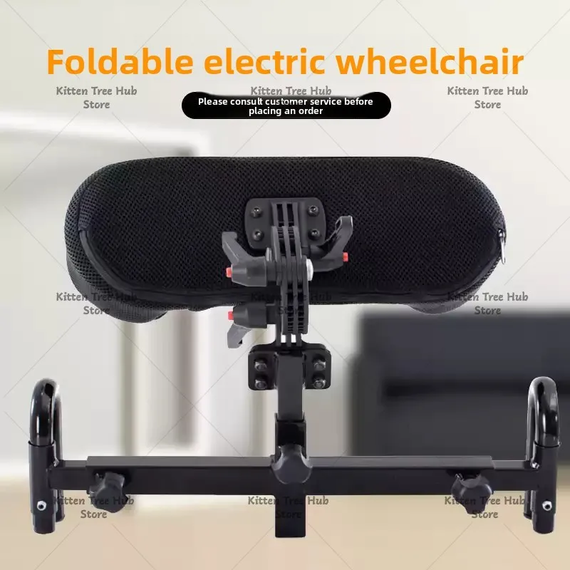 Heightened Angle Adjustable Universal Headrest Backrest Spare Parts Special Accessory For Electric Wheelchair Elderly Disabled