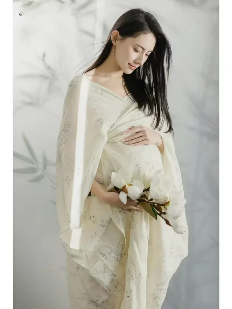 

Women Photography Props Maternity Dresses Vintage Chinese Pregnancy Dress Studio Shooting Photoshoot Photo Clothes