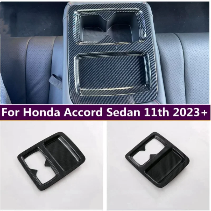 

ABS Plastic/ Car Rear Water Cup Holder Trim Cover Frame Auto Interior Accessories For Honda Accord 11th 2023 2024