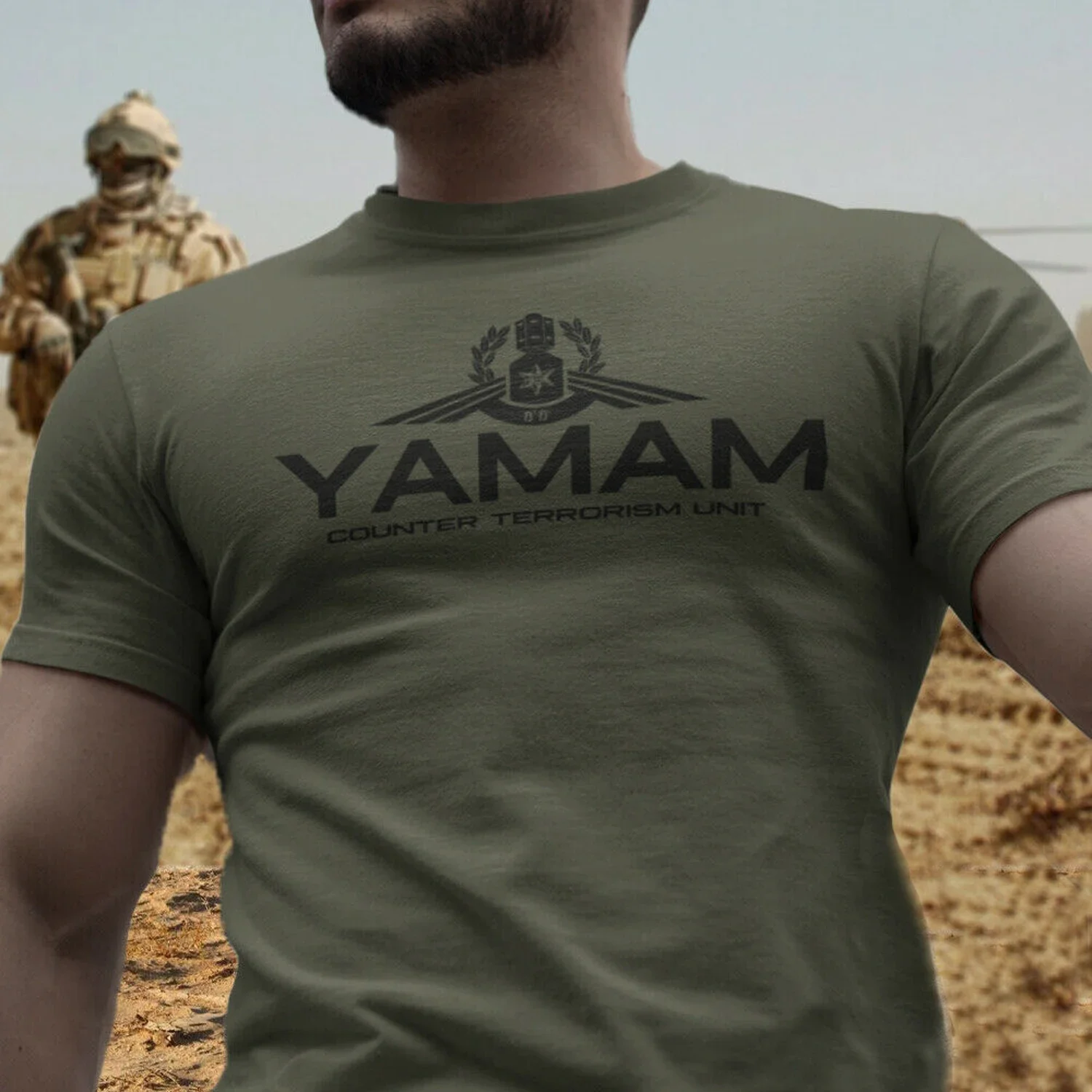 Israeli Counter Terrorism Unit Yamam Special Forces T-Shirt 100% Cotton O-Neck Short Sleeve Casual Mens T-shirt Size S-3XL