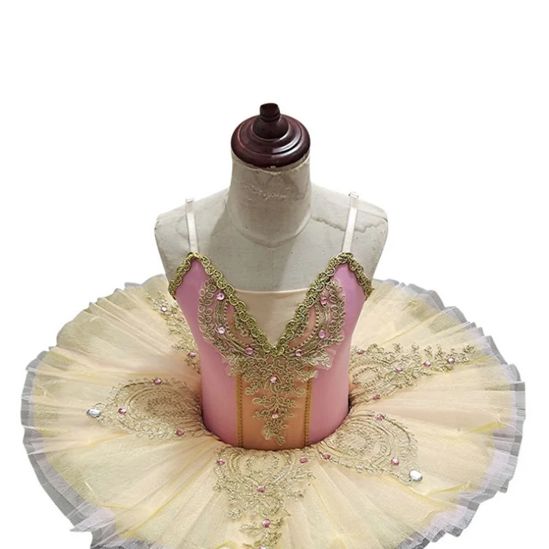 pd07140-ガールズ-バレエ-チュチュドレス-キッズ-ダンスコスチューム-ステージパフォーマンスと日常練習用