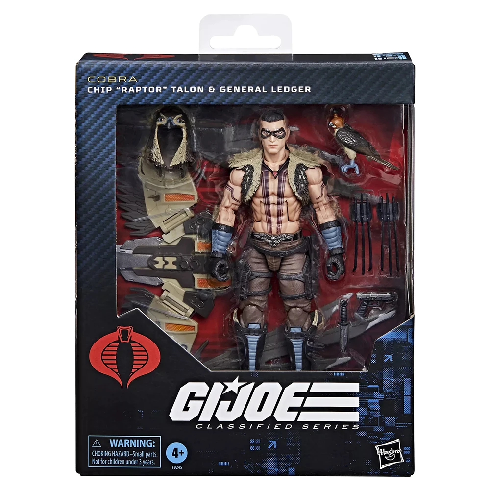 In-Stock Hasbro G.I. Joe Classified Series No.139 RAPTOR (CHIP TALON) & GENERAL LEDGER 15 cm Anime Action Figure Model Toys